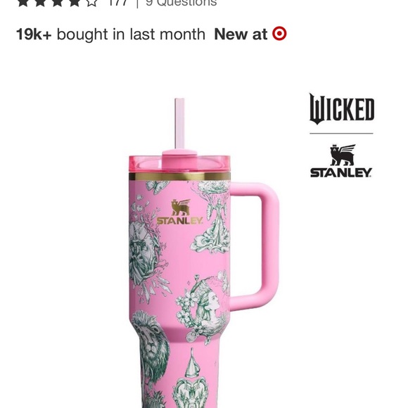 Stanley Perfect Pink Floral Travel Mug - Picture 6 of 6